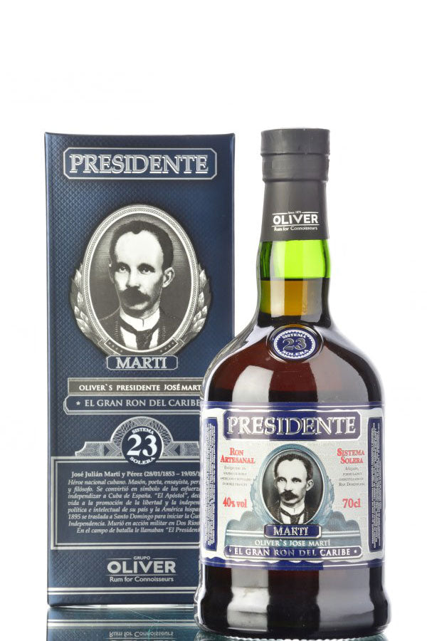 Presidente Marti 23 Jahre Solera Rum 40% vol. 0.7l