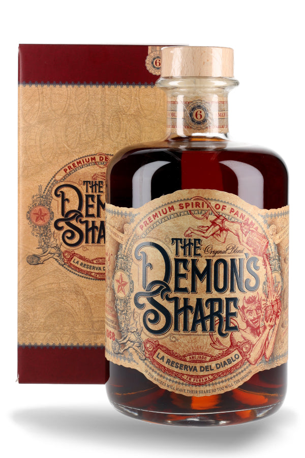 The Demon's Share 6 Jahre Rum im Geschenkkarton 40% vol. 3l