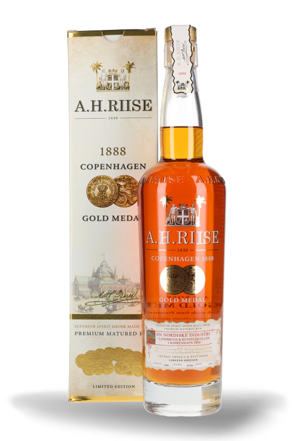 A.H. Riise 1888 Copenhagen Gold Medal Rum 40% vol. 0.7l – SpiritLovers