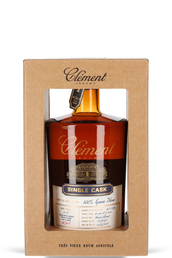 Clement Canne Bleu Single Cask Rhum 41.6% vol. 0.5l