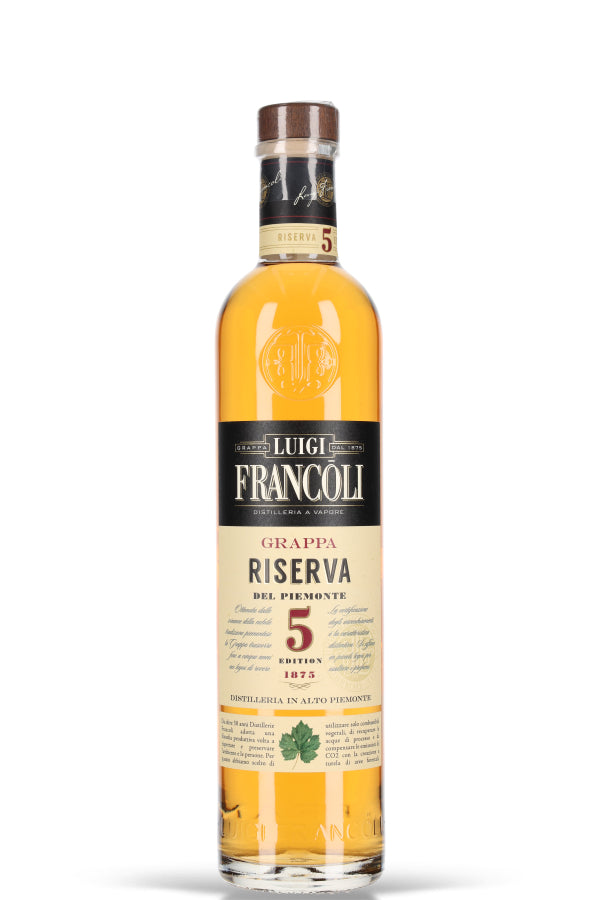 Luigi Francoli Grappa Del Piemonte Riserva 5Y 41.5% vol. 0.7l