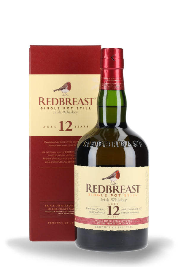 Redbreast 12 Jahre Single Pot Still Whiskey 40% vol. 0.7l