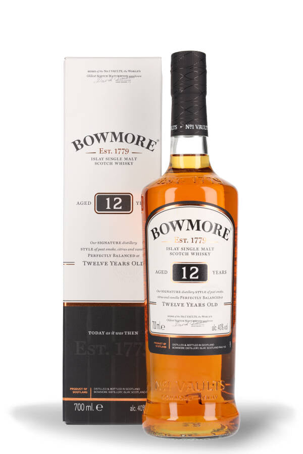Bowmore 12 Jahre Islay Single Malt Scotch Whisky 40% vol. 0.7l –  SpiritLovers