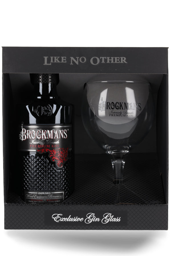 Brockmans Intensely Smooth London vol. 0.7l Gin 40% Glas mit SpiritLovers – Dry