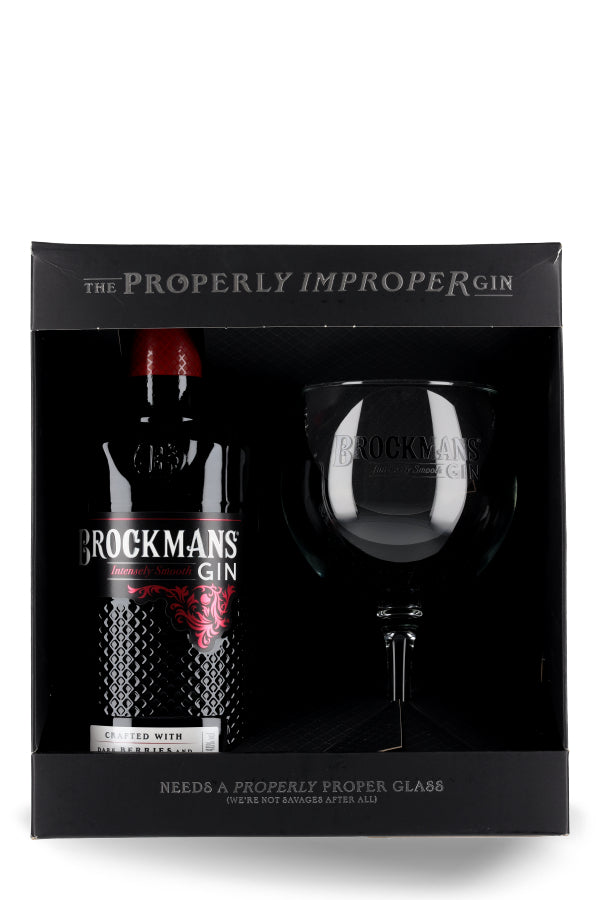Brockmans Intensely Smooth Gin mit Glas 40% vol. 0.7l