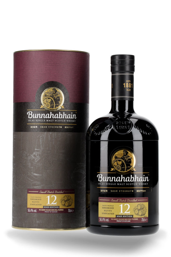 Bunnahabhain 12 Years Cask Strength Edition 2025 56.4% vol. 0.7l