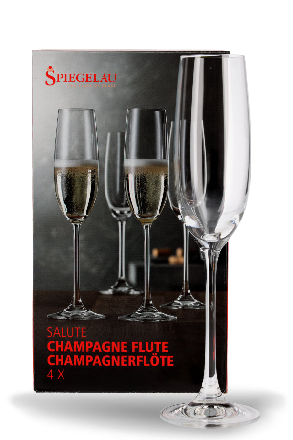 Spiegelau Salute Champagnerflöte Glas 4er Set