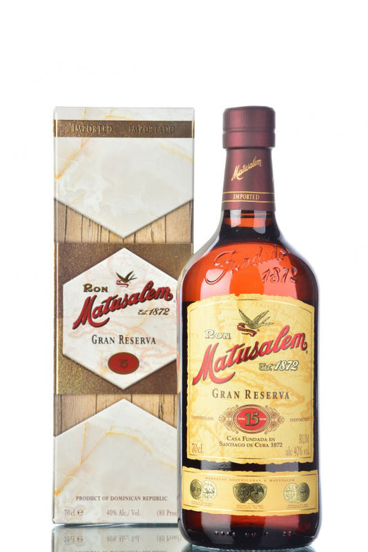Matusalem 15 Solera Gran Reserva Rum im Geschenkkarton 40% vol. 0.7l