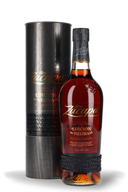 Zacapa Centenario Edicion Negra Solera Gran Reserva Rum 43% vol. 0.7l