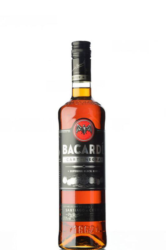Bacardi Carta Negra Rum 37.5% vol. 0.7l