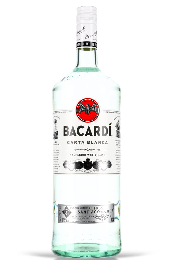 Bacardi Carta Blanca Superior White Rum 37.5% vol. 1.5l