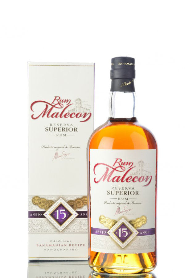 Malecon Reserva Superior Añejo 15 Años Rum 40% vol. 0.7l