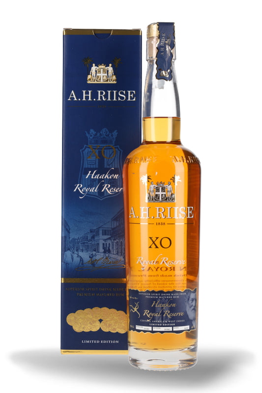 A.H. Riise X.O. Royal Reserve Kong Haakon Rum Limited Edition 42% vol. 0.7l