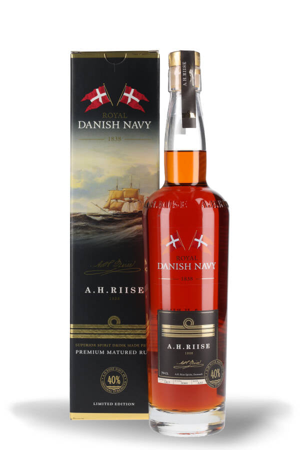 A.H. Riise Royal Danish Navy Rum 40% vol. 0.7l