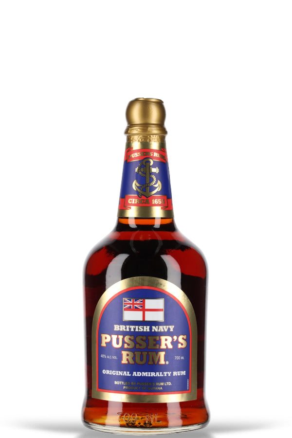 Pusser's Rum British Navy Blue Label Rum 40% vol. 0.7l