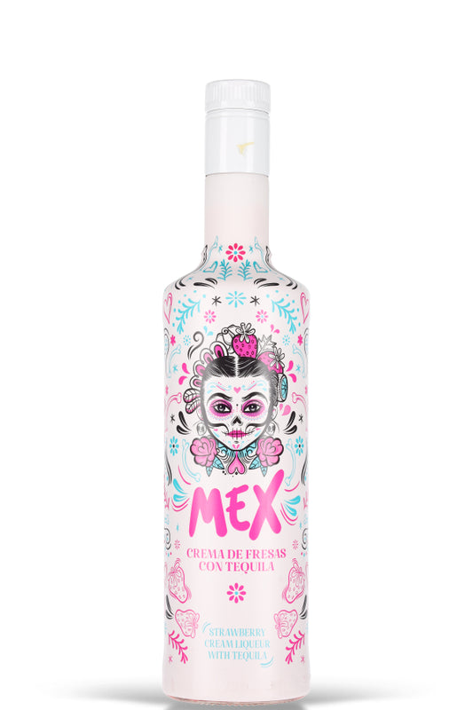 MEX Erdbeer Cream Likör mit Tequila 17% vol. 0.7l