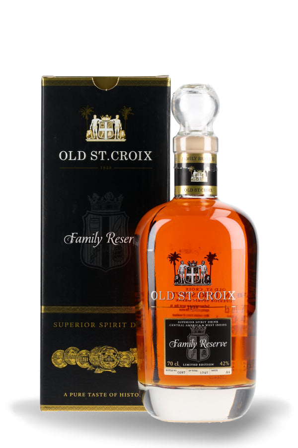 Old St. Croix Family Reserve Solera 1838 Limited Edition Rum 42% vol. 0.7l