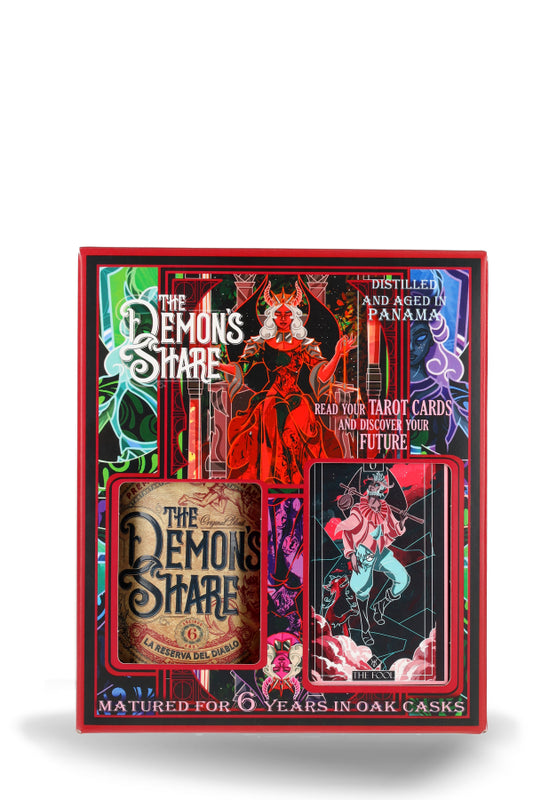 THE DEMON´S SHARE 6 Years Old - Tarot Cards Gift Box 40% vol. 0.7l