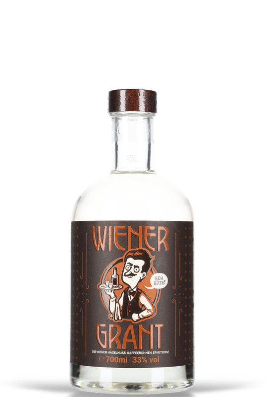 Wiener Grant Haselnuss Kaffeebohnen-Spirituose 33% vol. 0.7l
