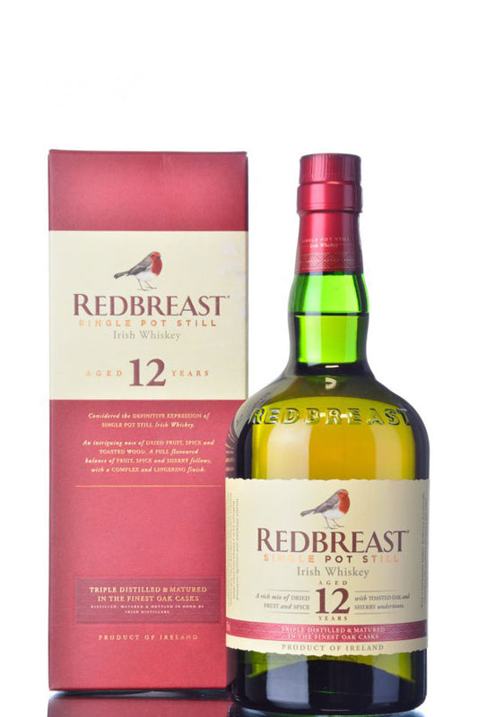 Redbreast 12 Jahre Single Pot Still Whiskey 40% vol. 0.7l