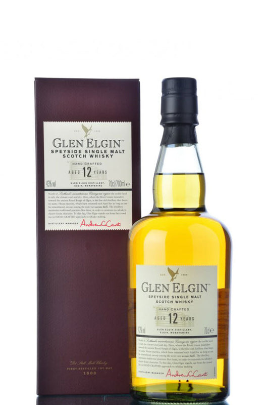 Glen Elgin 12 Jahre Hand Crafted Whisky 43% vol. 0.7l
