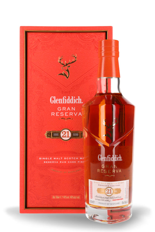Glenfiddich 21 Jahre Gran Reserva Whisky 40% vol. 0.7l