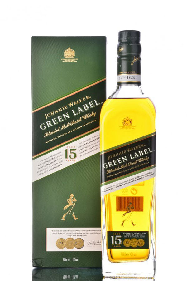 Johnnie Walker Green Label 15 Jahre Whisky 43% vol. 0.7l