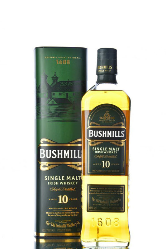 Bushmills 10 Jahre Single Malt Irish Whiskey 40% vol. 0.7l