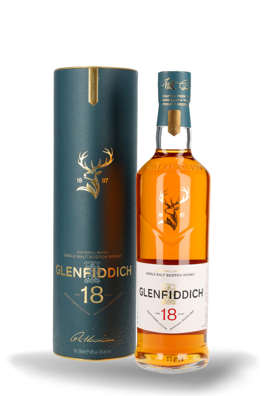 Glenfiddich 18 Jahre Small Batch Reserve Single Malt Scotch Whisky 40% vol. 0.7l