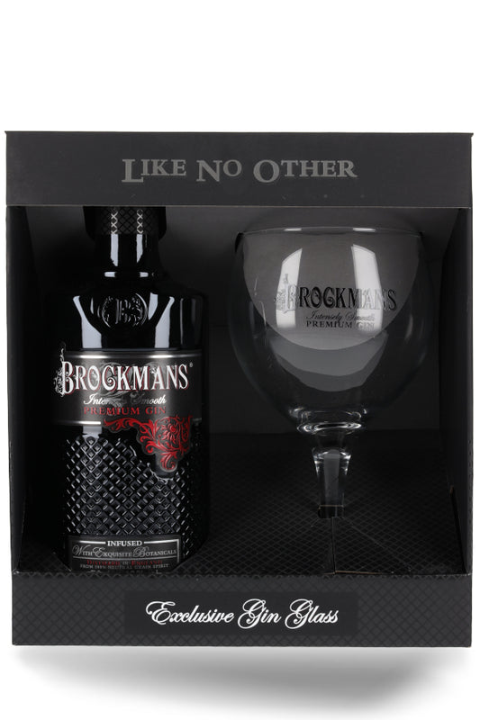Brockmans Intensely Smooth Gin mit Glas 40% vol. 0.7l