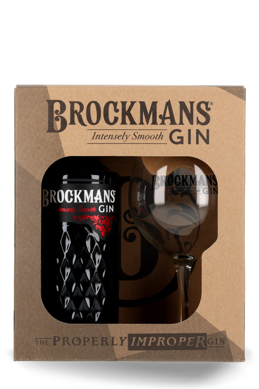 Brockmans Intensely Smooth Gin mit Glas 40% vol. 0.7l