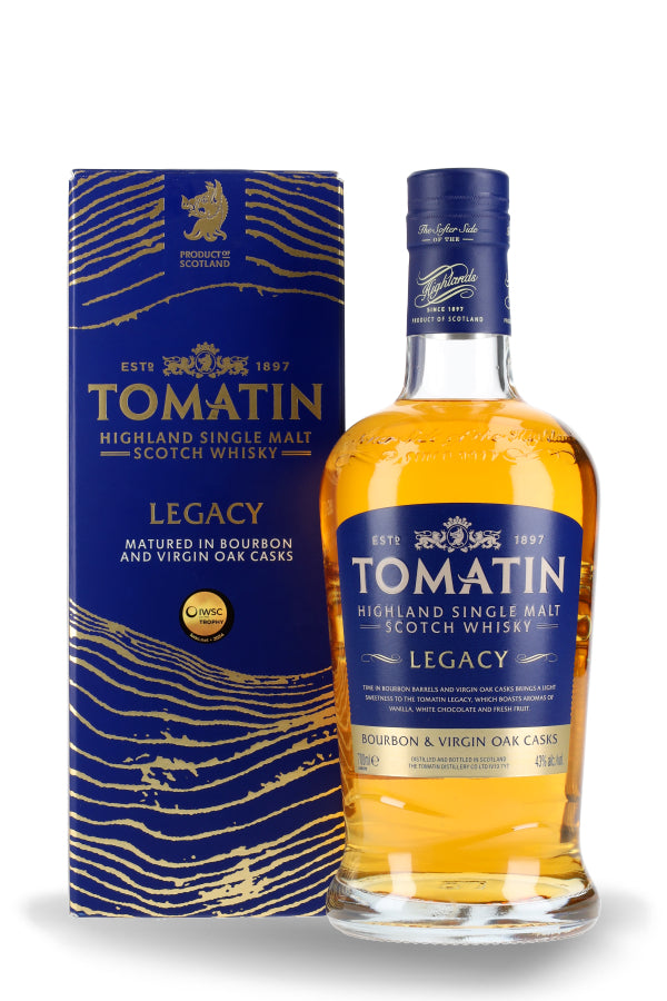 Tomatin Legacy  mit GB Whisky 43% vol. 0.7l
