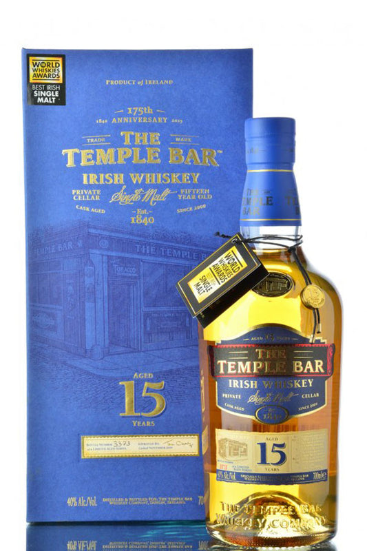 Temple Bar 15 Jahre Single Malt Irish Whiskey 40% vol. 0.7l