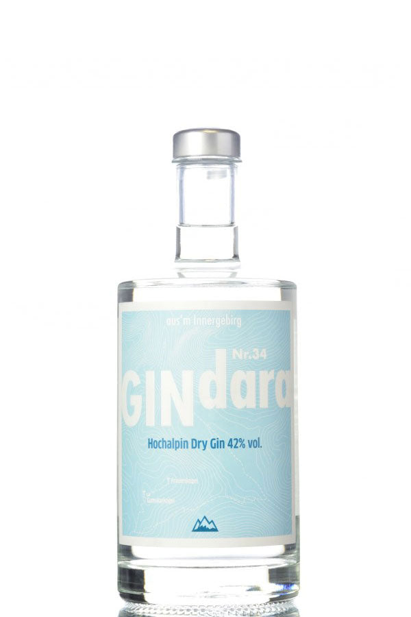 Gindara Hochalpin Dry Gin 42% vol. 0.5l