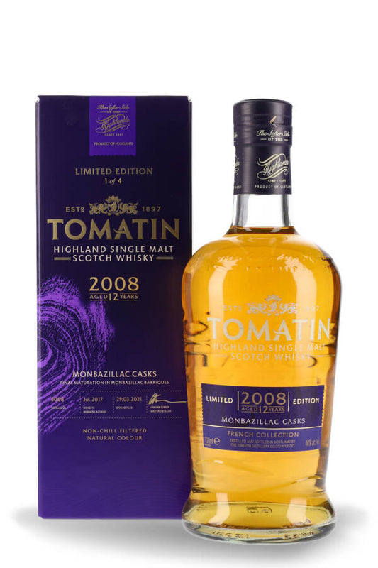 Tomatin Highland Single Malt Scotch Whisky The French Collection 2008 Monbazillac Casks 46% vol. 0.7l