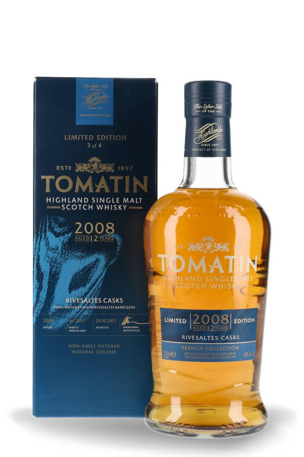 Tomatin Highland Single Malt Scotch Whisky The French Collection 2008 Rivesaltes Casks 46% vol. 0.7l