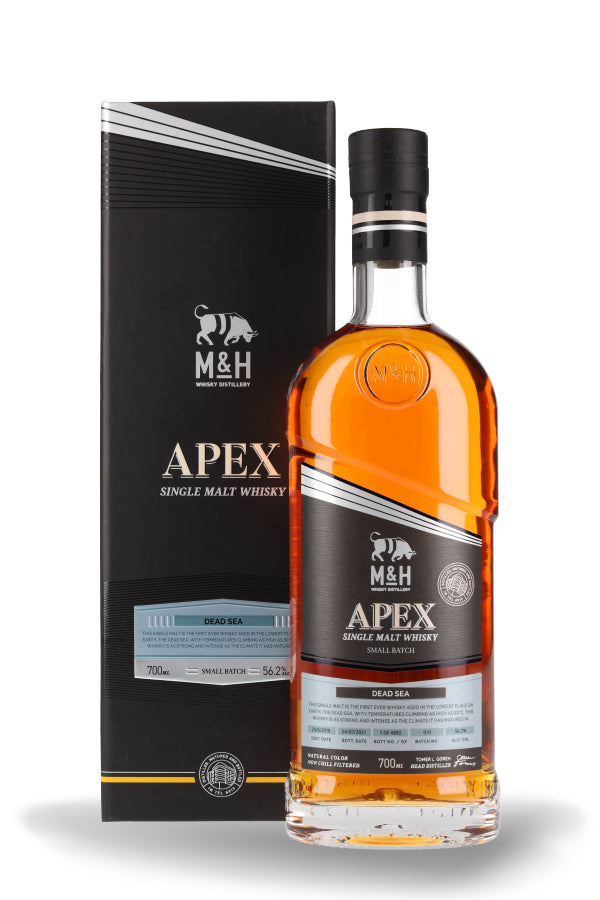 Milk & Honey APEX Dead Sea Small Batch Single Malt Whisky 56.2% vol. 0.7l