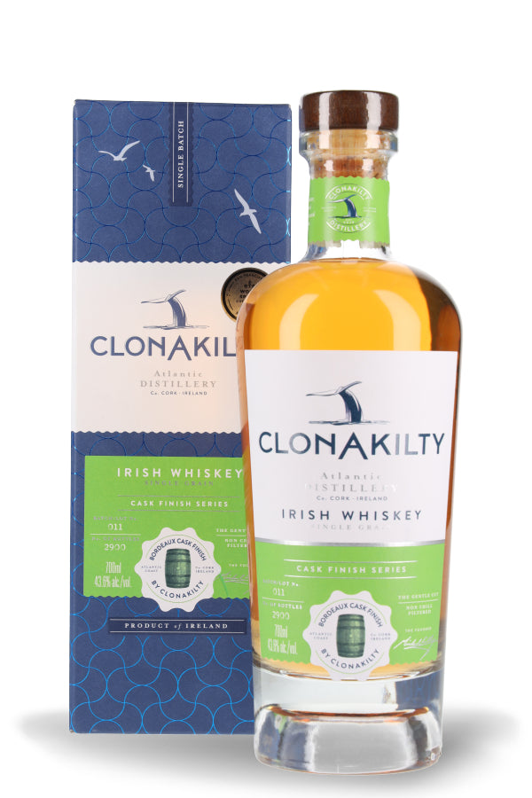 Clonakilty Distillery Irish Whiskey Bordeaux Cask Finish 43.6% vol. 0.7l