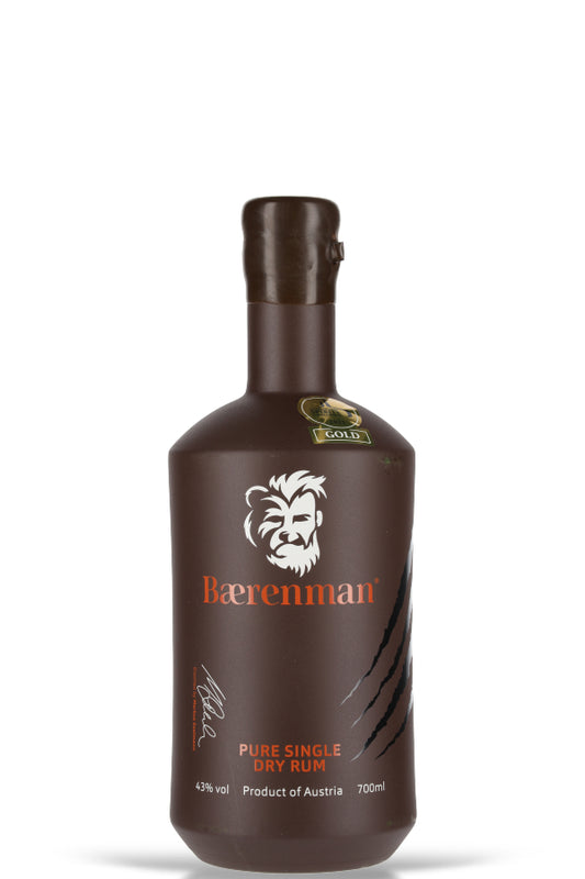 Baerenman Pure Single Dry Rum 43% vol. 0.7l