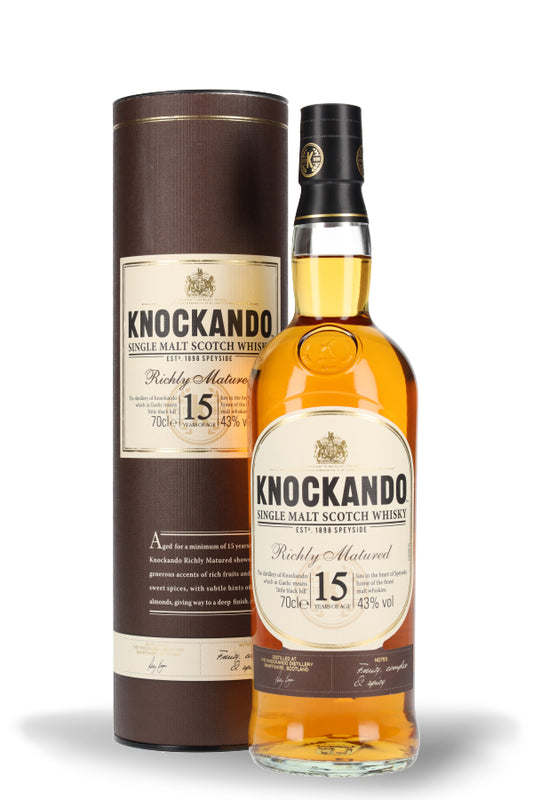 Knockando Richly Matured 15 Jahre Single Malt Scotch Whisky 43% vol. 0.7l