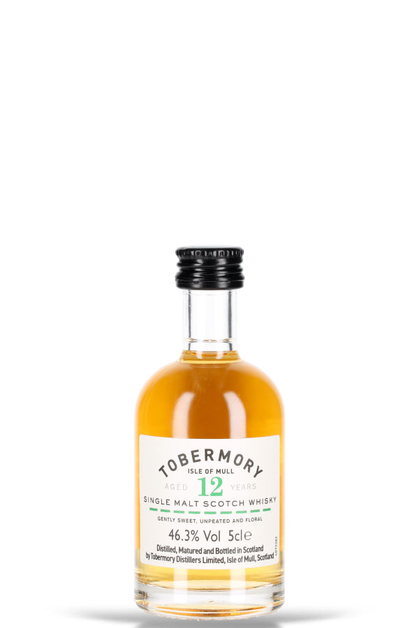 Tobermory 12 Years Single Malt Whisky Miniatur 46.3% vol. 0.05l