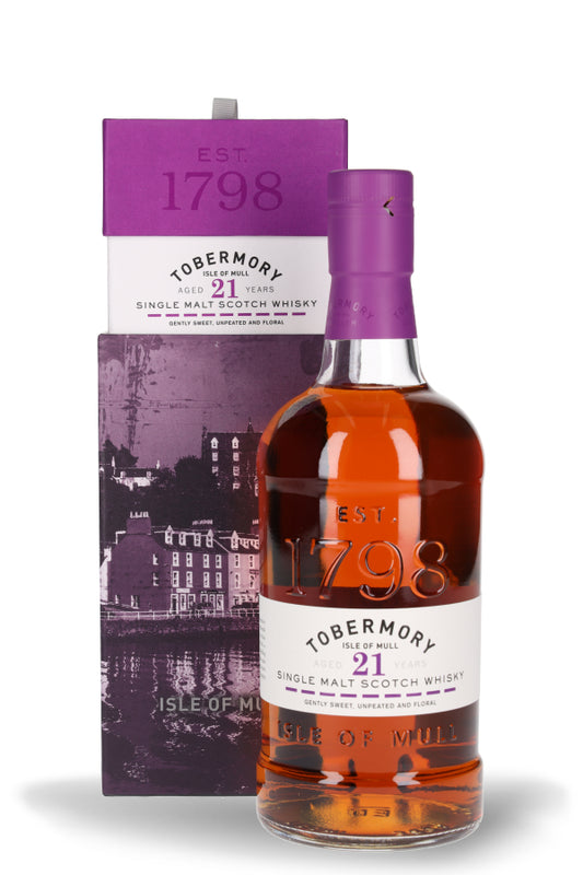 Tobermory 21 Years Single Malt Whisky 46.3% vol. 0.7l