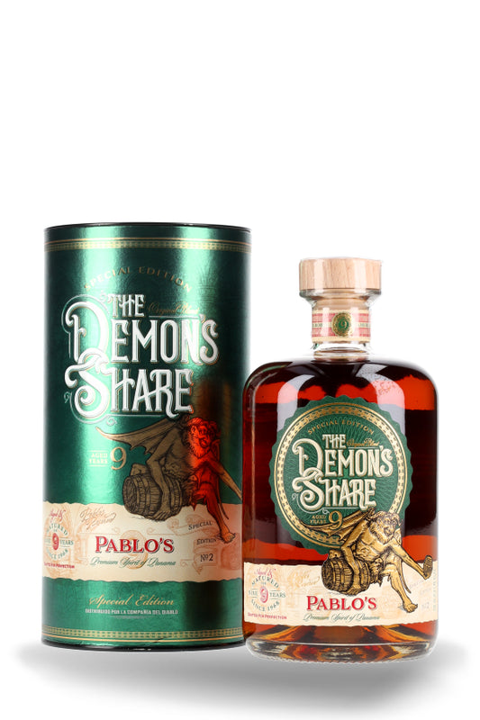 THE DEMON´S SHARE 9 Years Old - Pablo’s Reserve  40% vol. 0.7l