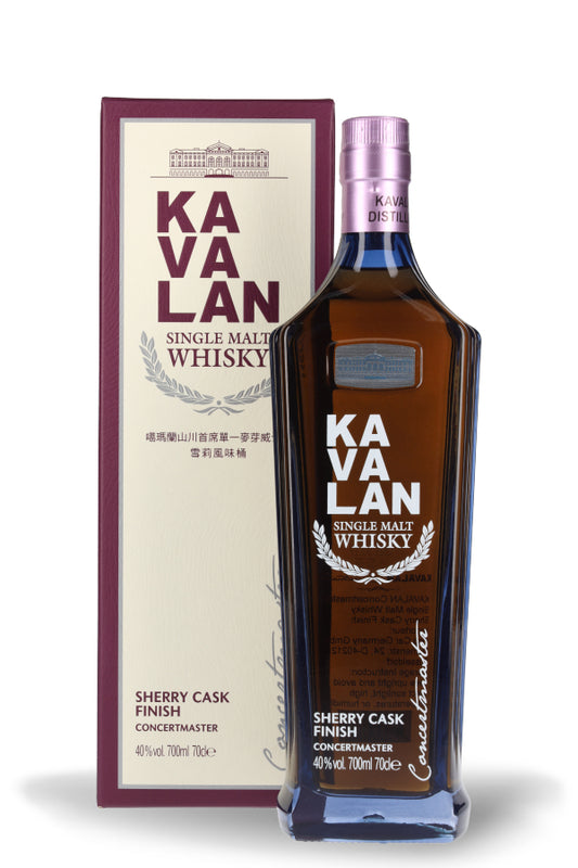 Kavalan "Concertmaster" Single Malt Whisky Sherry Cask Finish 40% vol. 0.7l