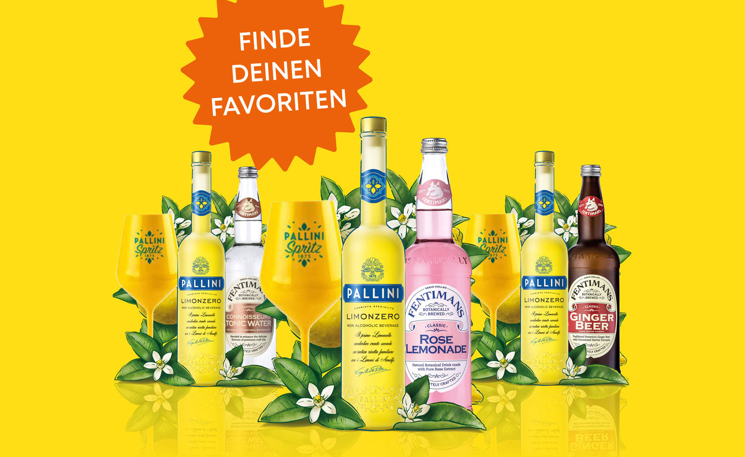 Alkoholfreier Limoncello in Aktion
